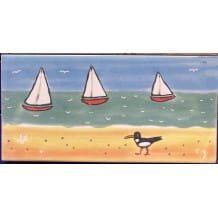 Panorama Print Yachts and Plover