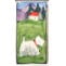 Portrait Westie dog and house long hand-painted tile